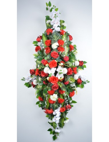 DESSUS DE CERCUEIL ORCHIDEE...