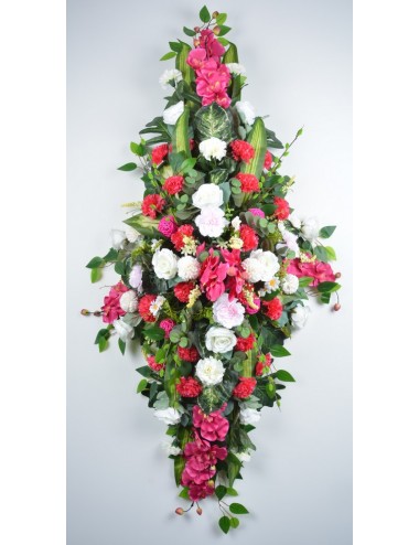 DESSUS DE CERCUEIL ORCHIDEE...