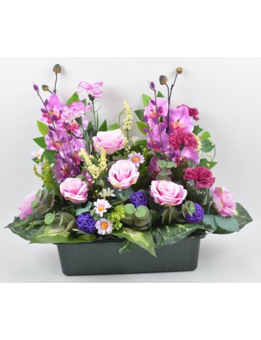 JARDINIERE 40 CM ORCHIDEE...