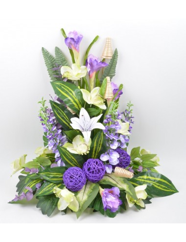 DEVANT DE TOMBE PM LYS IRIS...