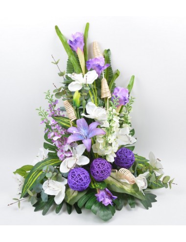 DEVANT DE TOMBE PM LYS IRIS...