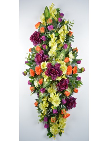 DESSUS DE CERCUEIL ORCHIDEE...