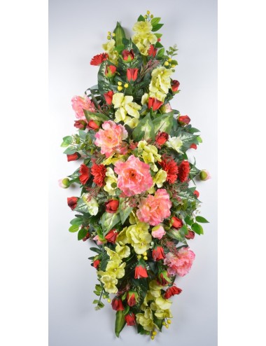 DESSUS DE CERCUEIL ORCHIDEE...