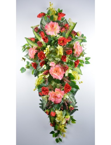 DESSUS DE CERCUEIL ORCHIDEE...