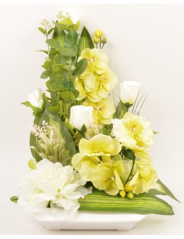 CARRE ORCHIDEE PIVOINE...