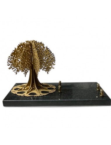 PLAQUE GRANIT 18 X 30 - 2 INTERS - ARBRE 3D 15 CM