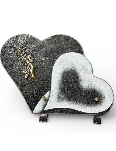 DOUBLE COEUR SABLE 20 X 27...