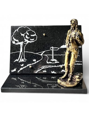 PLAQUE GRANIT CHANTS POLIS...