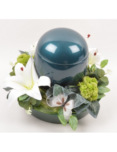 REMISE D'URNE LYS ROSE CREAM (URNE NON FOURNIE)