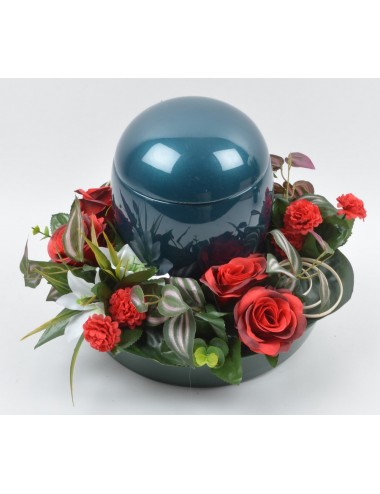 REMISE D'URNE LYS POMPON RED (URNE NON FOURNIE)