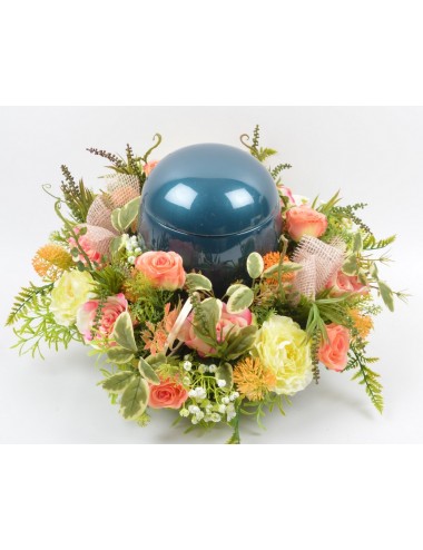 REMISE D'URNE ROSE BOUTON...