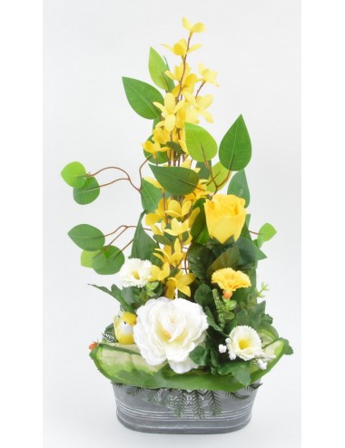 JARDINIERE OVALE FORSYTHIA...