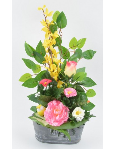 JARDINIERE OVALE FORSYTHIA...