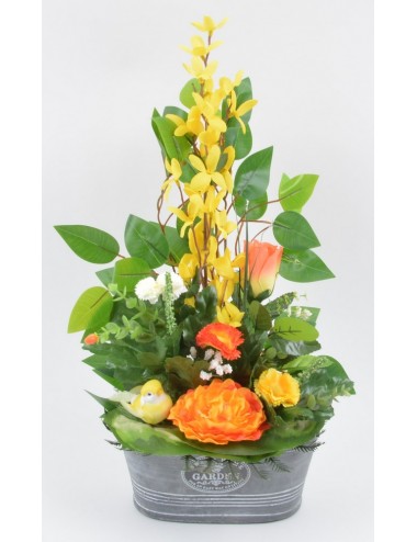 JARDINIERE OVALE FORSYTHIA...