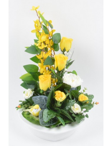 COEUR BLANC FORSYTHIA...