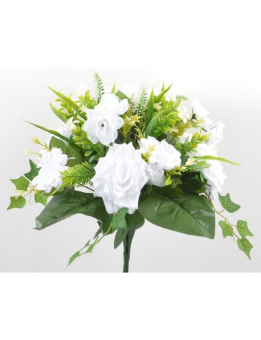 PIQUET ROSE ZINNIA ASTILBE X24 CREAM