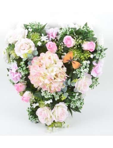 COEUR HORTENSIA ROSE...