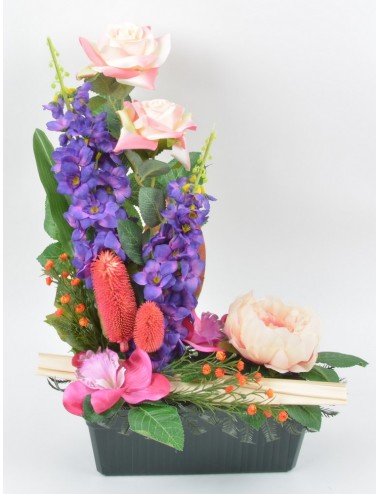 JARDINIERE 25 CM DELPHINIUM...