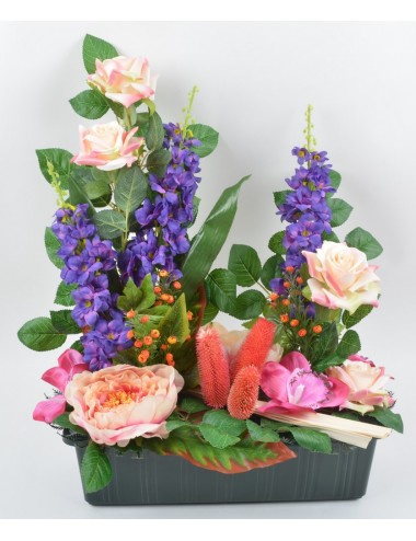 JARDINIERE 40 CM DELPHINIUM...