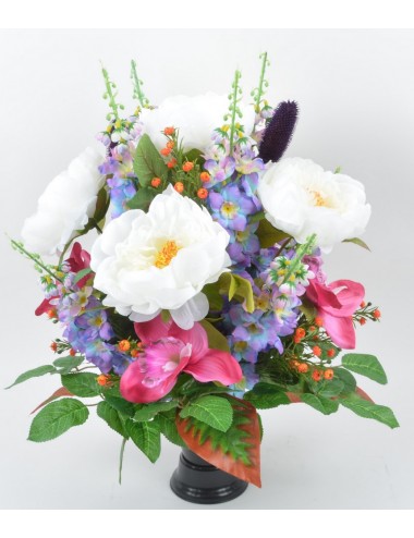 BOUQUET DE VASE DELPHINIUM...