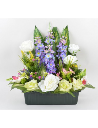 JARDINIERE 40 CM DELPHINIUM...