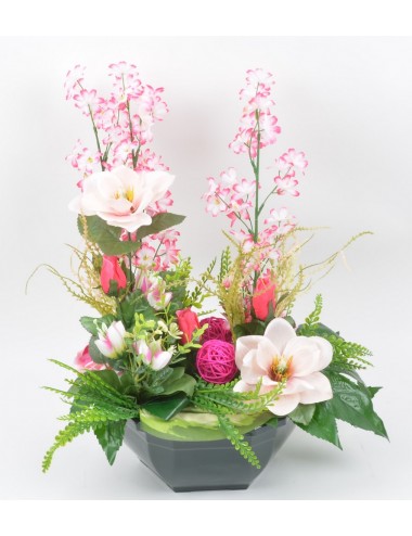 OCEA 25 CM MAGNOLIA MINI FLEURS RENONCULE PINK