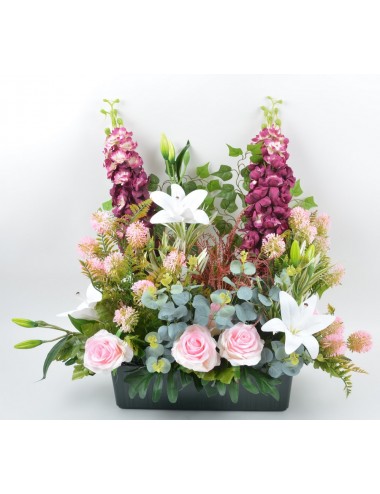 JARDINIERE 40 CM DELPHINIUM...