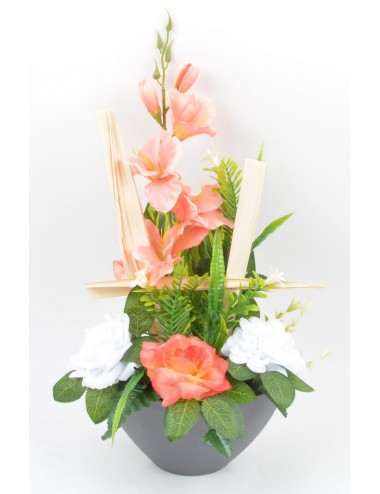 COUPE RONDE GLAIEUL ROSE...