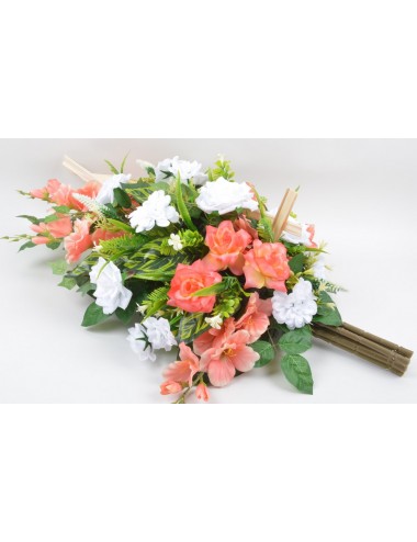 GERBE GLAIEUL ROSE ZINNIA...