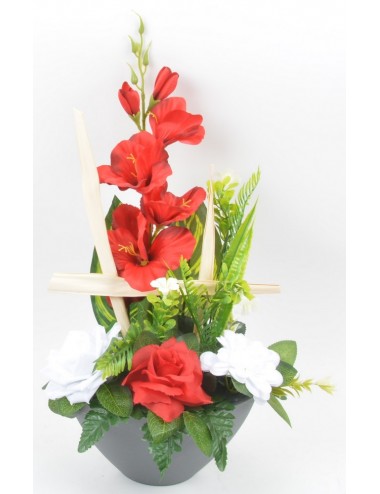 COUPE RONDE GLAIEUL ROSE...
