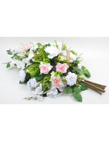 GERBE GLAIEUL ROSE ZINNIA...