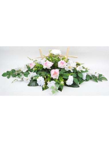 COUSSIN GLAIEUL ROSE ZINNIA...
