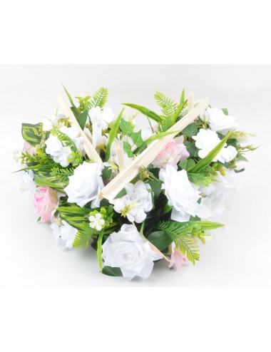 COEUR GLAIEUL ROSE ZINNIA ASTILBE PINK WHITE