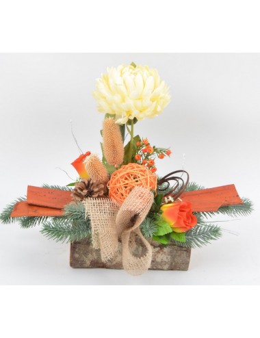 BUCHE BOIS PM CHRYSANTHEME...