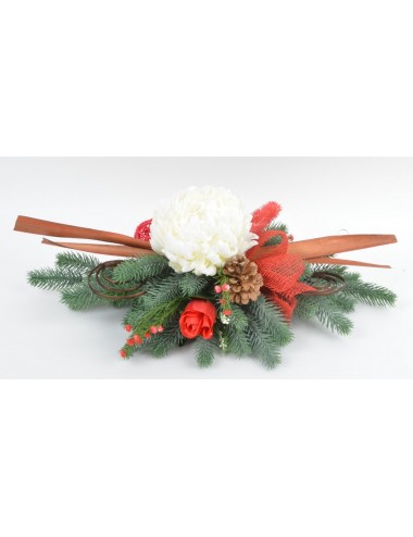 SOCLE GRANIT CHRYSANTHEME...
