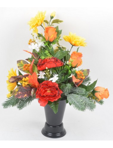 BOUQUET DE VASE DALHIA...