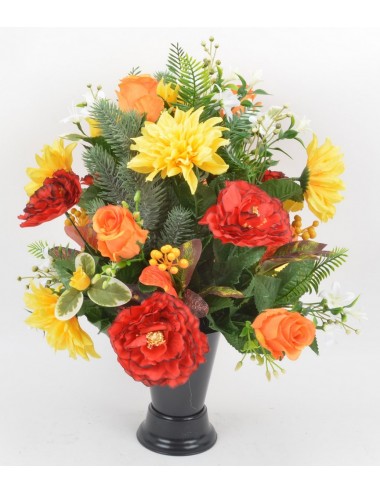 BOUQUET DE VASE DALHIA...