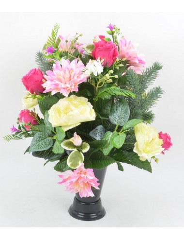BOUQUET DE VASE DALHIA RENONCULE BOUTON BEAUTY GREEN