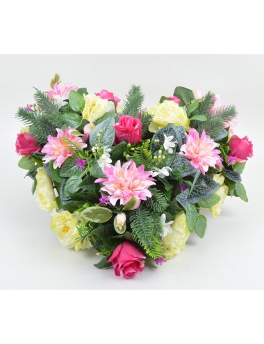 COEUR DALHIA RENONCULE BOUTON BEAUTY GREEN