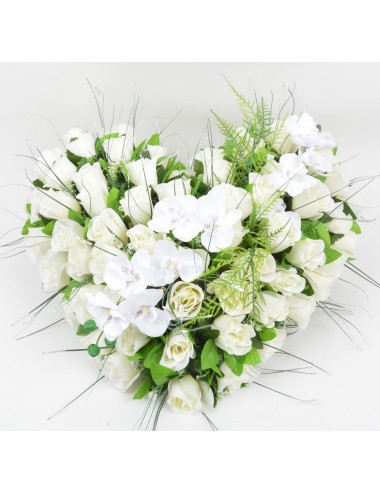 COEUR ORCHIDEE BOUTON CREAM