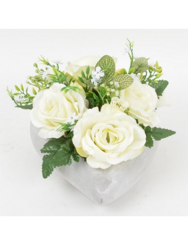 COEUR VIRGULE GM ROSE CREAM