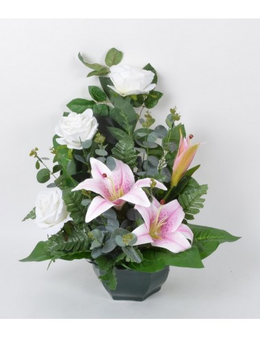 OCEA 20 CM LYS ROSE VELOURS CREAM
