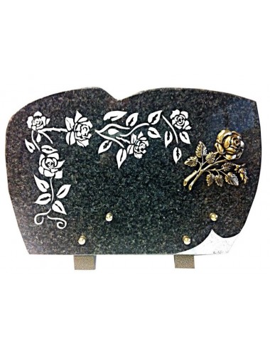 PLAQUE 30 X 20 CHANTS ADOUCIS MAT + MOTIF BRONZE