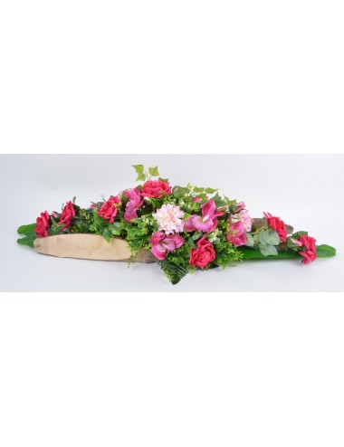 COUSSIN DALHIA ROSE BRANCHUS ORCHIDEE WHITE GREEN