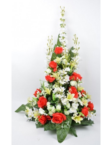 DEVANT DE TOMBE GM DELPHINIUM ROSE HOUBLON BEAUTY
