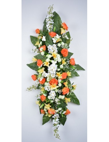 DESSUS DE CERCUEIL DELPHINIUM ROSE HOUBLON BEAUTY