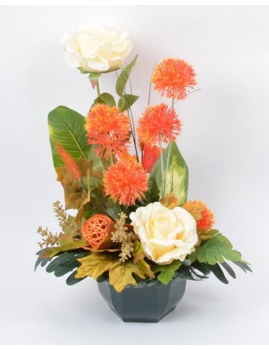 OCEA 17 CM ROSE POMPON ORANGE