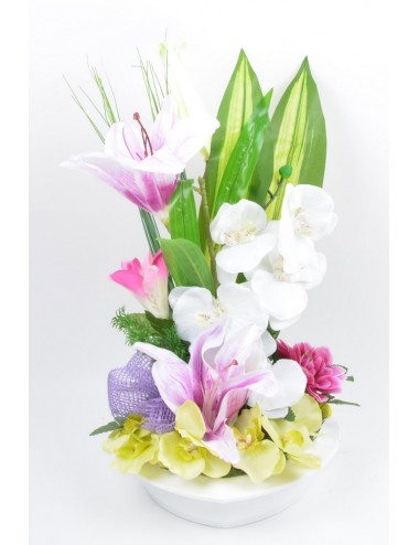 COEUR LYS ORCHIDEE LILAC GREEN