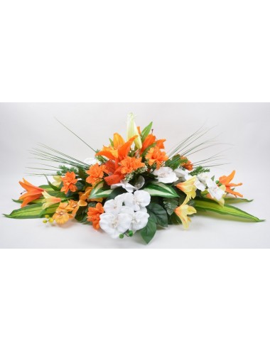 COUSSIN LYS ORCHIDEE ORANGE