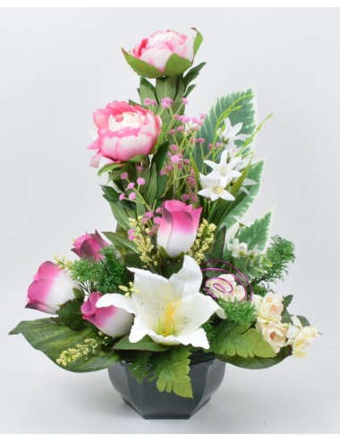 OCEA 17 CM LYS PIVOINE BOUTON BEAUTY PINK